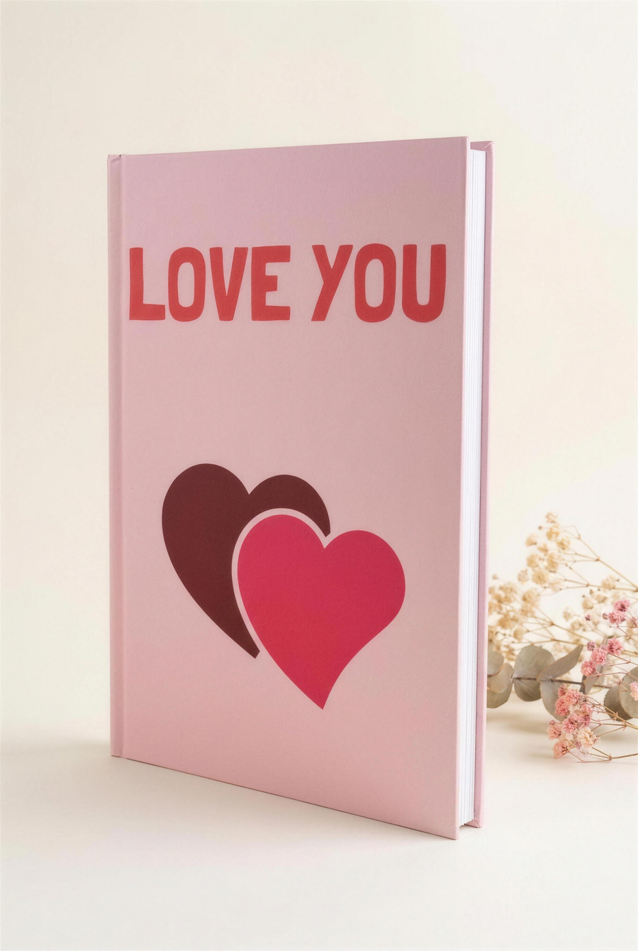 couverture livre photo couple design LOVE YOU — album mariage Storiz
